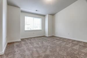 Roberts Court 3-bedroom townhome carpeted bedroom